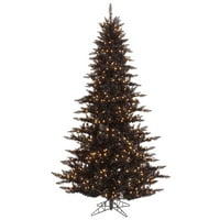 Викерман-7.5 '52 Черна Ела Ясни Светлини Коледно Дърво