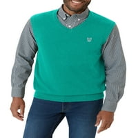 Мъжки фин манометър памук пуловер жилетка-размери ХС до 2ХЛ