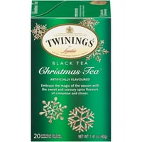 Туинингс Коледа чай канела и карамфил черен чай чанти, Граф Кутии