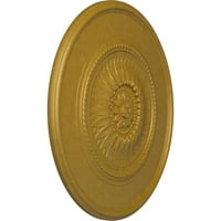 3 4 од 1 2 П Уигън таван медальон, ръчно рисувани фараони злато