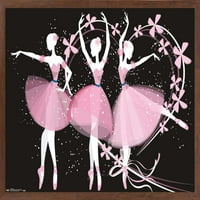 Плакат За Стена На Танцуващи Балерини, 14.725 22.375