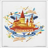 Магьосническият Свят: Плакат На Стената На Замъка Хари Потър - Хогуортс, 22.375 34