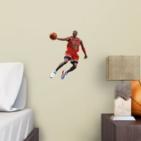 Майкъл Джордан - голям Официално лицензиран Стикер за стена в НБА