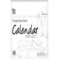 Календар 12 12 Месец Празно, Бяло