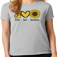 Графика Америка лято мир любов слънце Дамски Графичен тениска