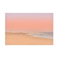 Кора Ниле' Вечерен Плаж ' Платно Изкуство