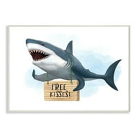 Ступел индустрии морска акула безплатно Целувки знак Детски животински хумор графично изкуство без рамка