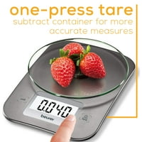 Цифрова кухня, хранителна скала с лесен за четене сензорен дисплей, кг, КС26
