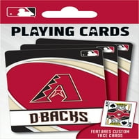 Шедьоври официално лицензирани МЛБ Аризона Даймъндбак карти за игра-тесте карти за възрастни