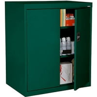 Елитна серия брояч Височина шкаф за съхранение с регулируеми рафтове, 36 в 24 Д 42 х, горско зелено