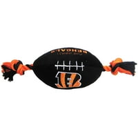 Домашни любимци първа НФЛ Индианаполис Колтс Плюшена играчка за футболно въже за кучета и котки-мека, дъвчаща