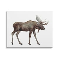 Ступел индустрии голям еленов рог Лос акварел живопис Детски диво животно, 16, дизайн от фо кухи Студия
