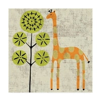 Марка изобразително изкуство 'Адас жираф' платно изкуство от Чариклия Зарис