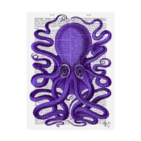 Платното за изкуство 'пурпурен Октопод' е запазена марка на фънки фънки