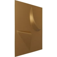 Екена мелница 7 8 в 7 8 х Аполон Ендуравал декоративен 3д стенен панел, светло златно покритие