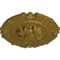 Екена Милуърк 1 2 од 3 8 п Саутхемптън таван медальон, ръчно рисувано злато