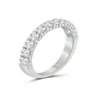 Диамантени кубични циркониеви пръстени за жени-2. Карат бял циркониев пръстен бижута-Стерлингови сребърни ленти за жени -- пръстен от Диамонице