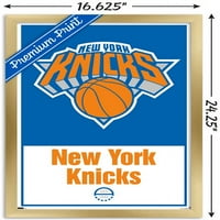 Ню Йорк Никс-Плакат За Стена С Лого, 14.725 22.375