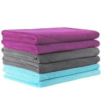Комплект кърпи за баня абсорбиращи, бързосъхнещи микрофибърни кърпи за баня, Многоцветни