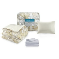 Модерни конци легло в чанта, ЦАР Утешител, Шамс, лист комплект, калъфки за възглавници, декоративна възглавница