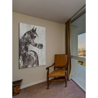 Мармонт хил скалист кон от Ирена Орлов живопис печат върху увито платно