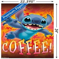 Дисни Лило и Стич-плакат за стена за кафе, 22.375 34