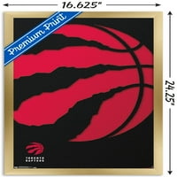 Торонто Раптърс - Плакат С Лого, 14.725 22.375