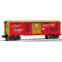 Лионел О Мащаб Персонализирани Коледа Съобщение Кутия Батерия Захранва Модел Влак Подвижен Състав
