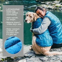 Курго Лофт куче яке, обратимо зимно палто за кучета, отразяващ, износване с колан, Водоустойчив, за малки
