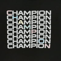 Шампион Момчета Модно Лого Тениска С Къс Ръкав, Размери 8-20