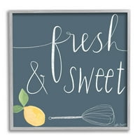 Ступел индустрии пресни и сладки цитрусови плодове готвене графично изкуство сива рамка изкуство печат стена