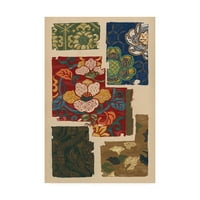 Марка изобразително изкуство 'Японски текстилен дизайн Ив' платно изкуство от Ема Сейзан