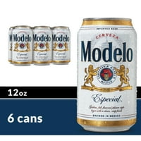 Модел Специално Пиво Мексиканска Вносна бира, бира, ет унции кенове, 4.4% алкохол