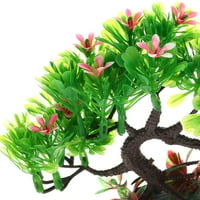 Уникални сделки Аквариум водно растение дърво за риба резервоар декорация зелено 5.12