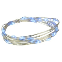 20-брой сини светодиодни микро фея светлини-6 фута медна жица