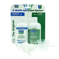 Смартмаут оригинална вода за уста 16оз 2-бутилка активирана система с помпи за 24-часова защита от лош дъх