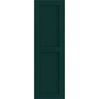 Екена Милуърк 18 в 72 х вярно Фит ПВЦ две равни плоски панелни щори, термично зелени