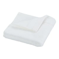 Хотел Стил Турска Памучна Кърпа За Баня Колекция Плътен Печат Бяла Кърпа
