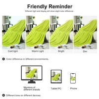 Уникални изгодни предложения микрофибърно плюшено одеяло за легло, двойно-ШЛ, зелено