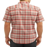 Швейцарска Мъжка риза с къс ръкав На открито