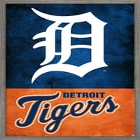 Детройт Тигри - Плакат С Лого, 22.375 34