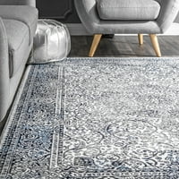 килимче за преходна персийска зона Делорес, 10 '14', синьо